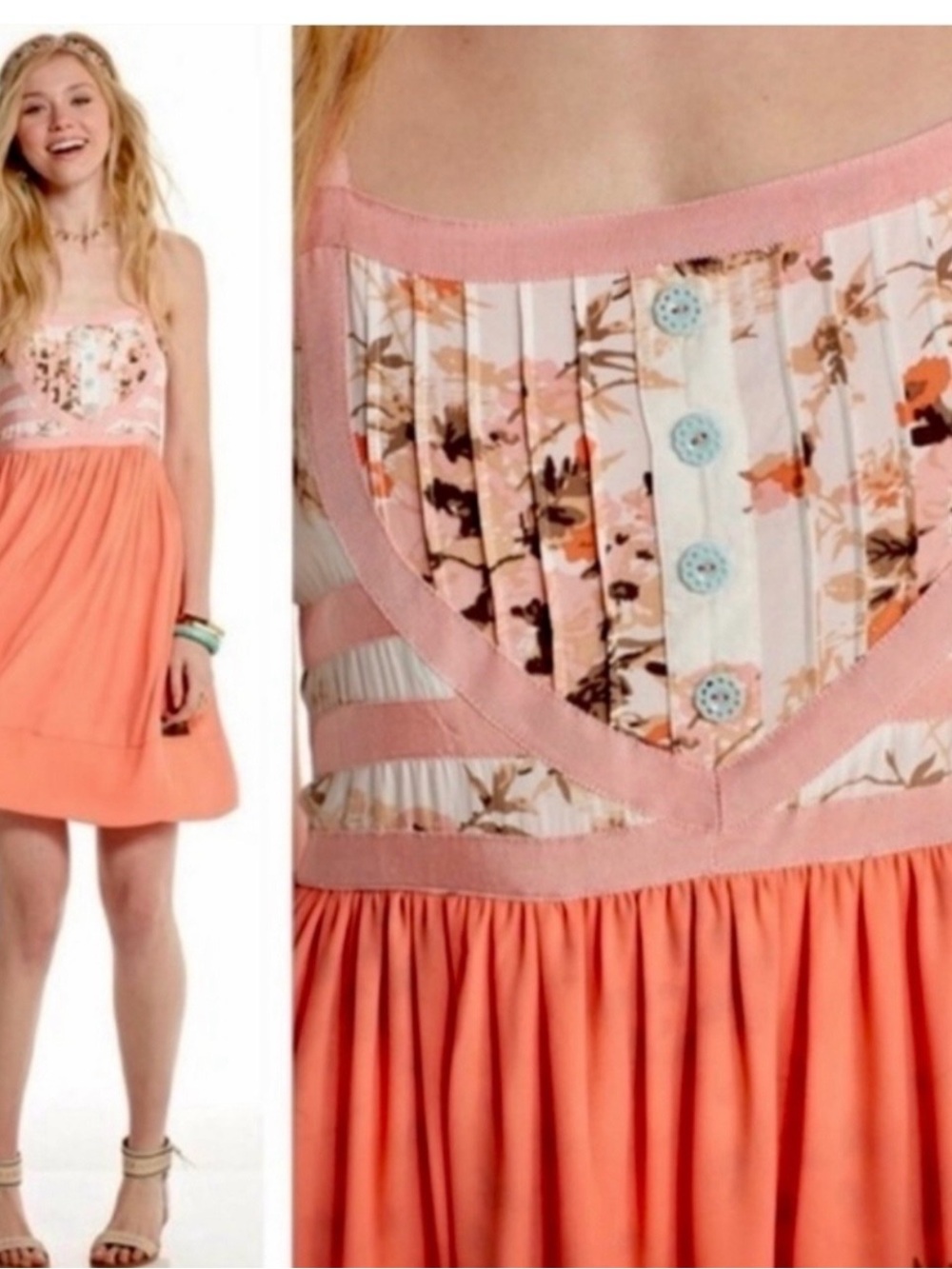 Matilda Jane Happy & Free Dress
Medium Floral/BabyDoll/dainty/whimsy